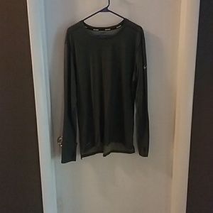 Longed sleeved Nike dri fit running shirt
